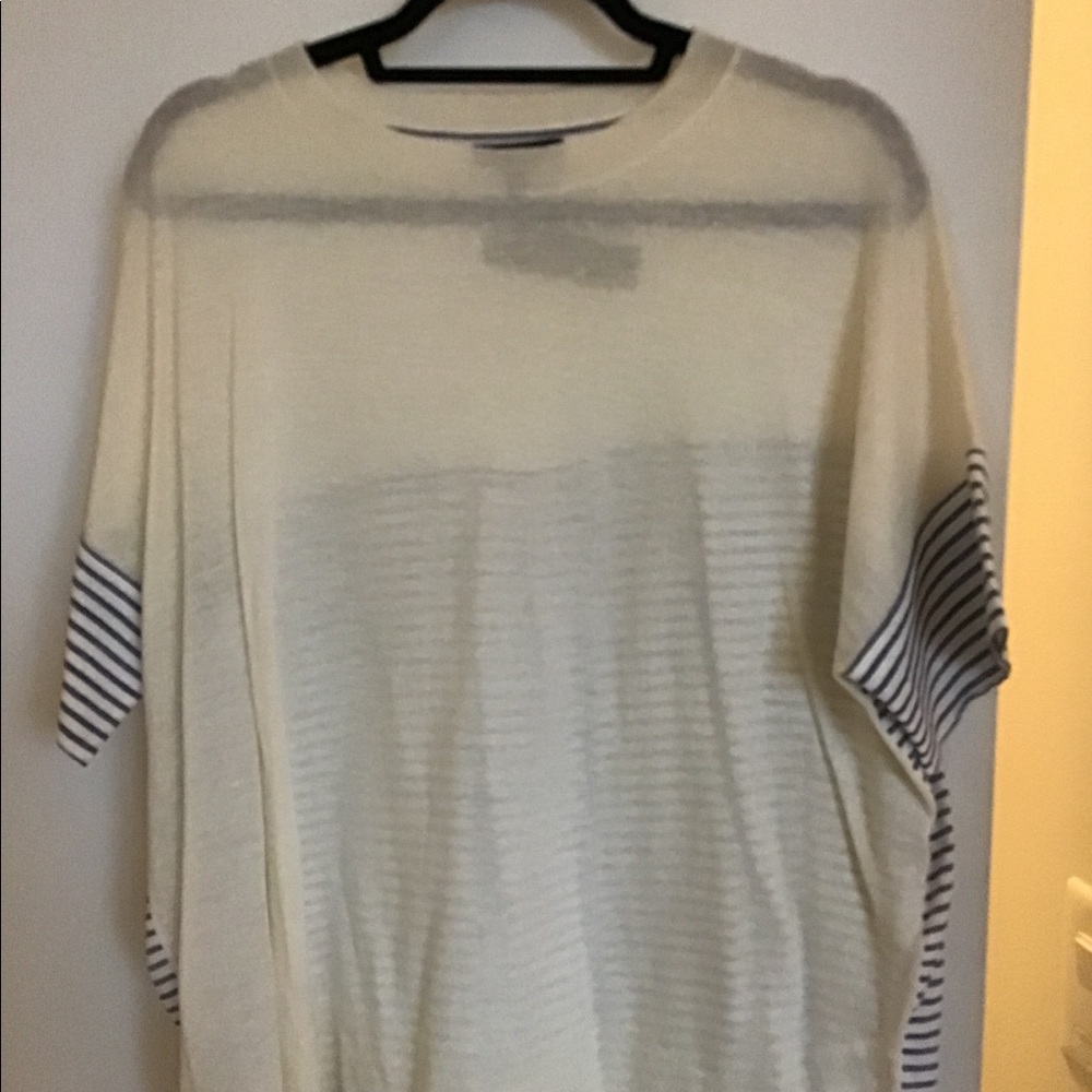 J.Crew seersucker tee